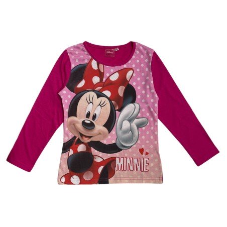 Minnie Disney Langarm T-Shirt - vente-grossiste.fr