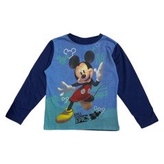 T-shirt a maniche lunghe Mickey Disney - vente grossiste.fr