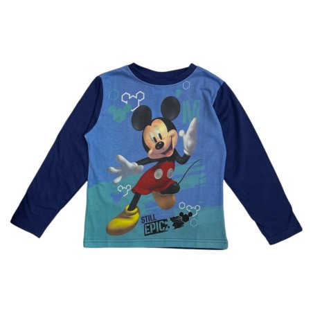 T-shirt a maniche lunghe Mickey Disney - vente grossiste.fr