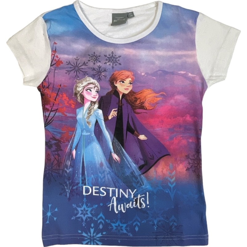 Frozen 2 Disney Kurzarm T-Shirt - vente-grossiste.fr