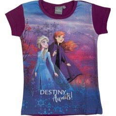 Maglietta Frozen 2 Disney a maniche corte - vente grossiste.fr