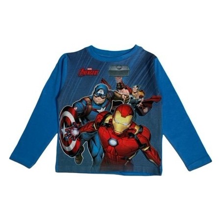 T-shirt Avengers Marvel manches Longues - Vente grossiste.fr