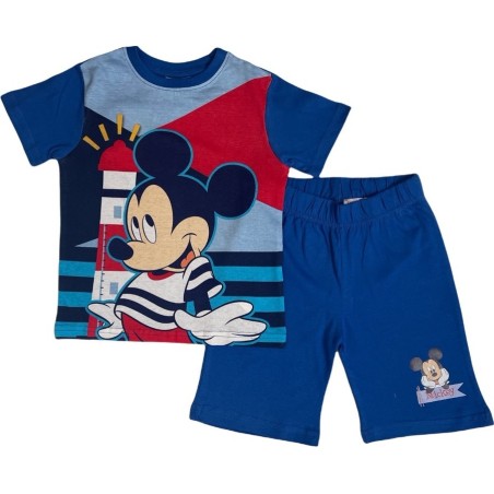 Pyjama T-shirt + Short Mickey Disney - Vente grossiste.fr