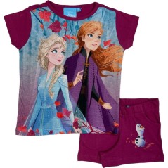 Ensemble T-shirt + Short Frozen 2 Disney - Vente grossiste.fr