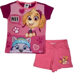 Camiseta + conjunto Paw Patrol corto - vente-grossiste.fr