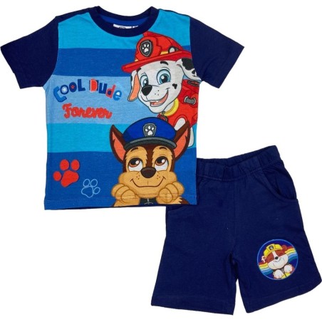 Ensemble T-shirt Paw Patrol + Short Paw Patrol - Vente grossiste.fr