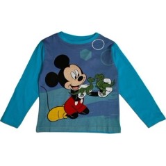 T-shirt a maniche lunghe Mickey Disney - vente grossiste.fr