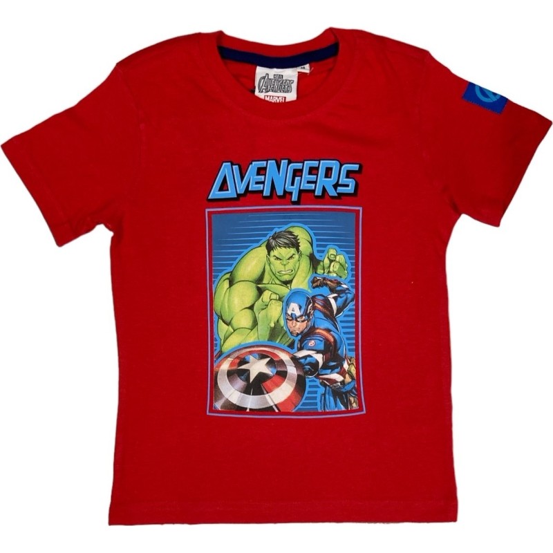 Maglietta a manica corta Avengers Marvel - vente grossiste.fr