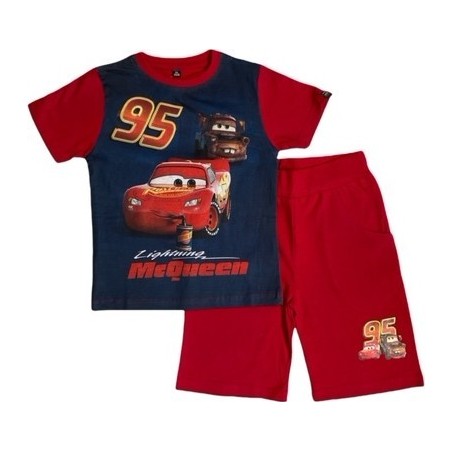 Ensemble T-Shirt avec Short Cars Disney - Vente grossiste.fr