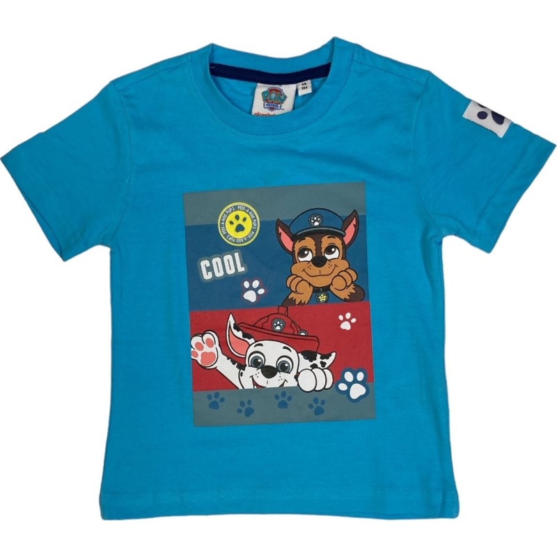 Camiseta de manga corta Paw Patrol - vente-grossiste.fr
