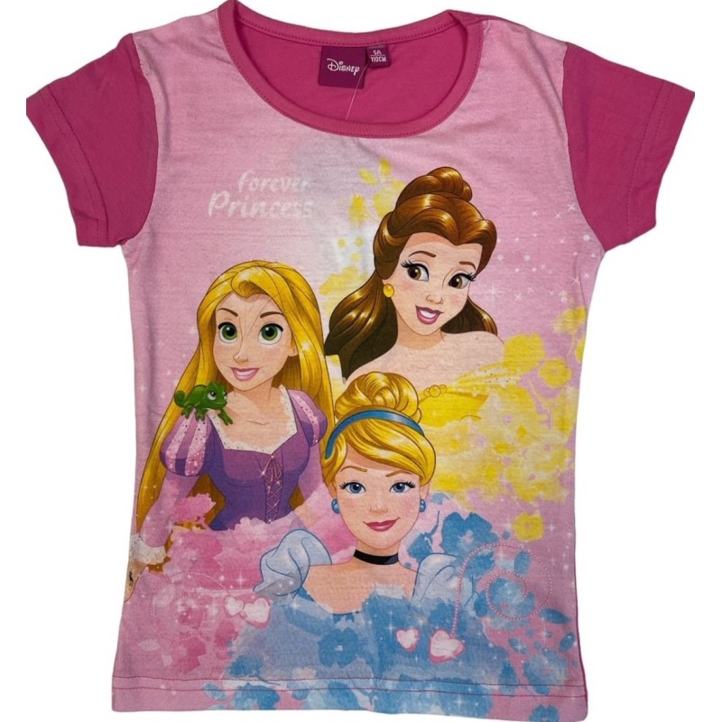 Camiseta de manga corta Princess Disney - vente-grossiste.fr