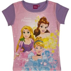 Camiseta de manga corta Princess Disney - vente-grossiste.fr