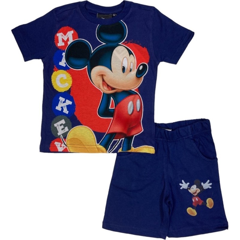 Ensemble T-Shirt + Short Mickey Disney - Vente grossiste.fr