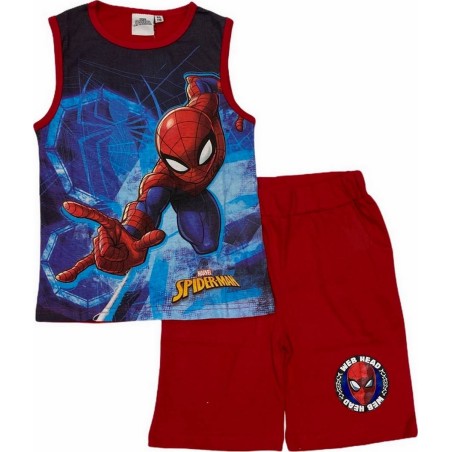 Ensemble Débardeur + Short Spiderman - Vente grossiste.fr