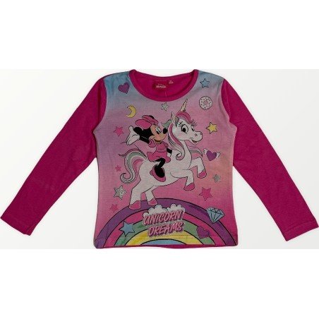 Minnie Disney Langarm T-Shirt - vente-grossiste.fr