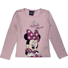 T-shirt a maniche lunghe Minnie Disney - vente grossiste.fr