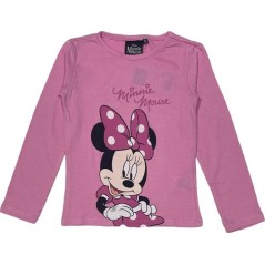 T-shirt a maniche lunghe Minnie Disney - vente grossiste.fr