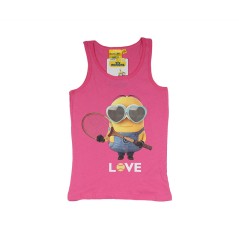 Canotta Girl Minions - vente grossiste.fr