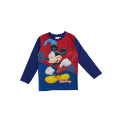 T-shirt a maniche lunghe Mickey Disney - vente grossiste.fr