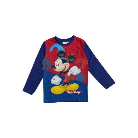 T-shirt a maniche lunghe Mickey Disney - vente grossiste.fr