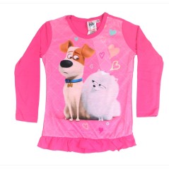 T-shirt a maniche lunghe Come gli animali - vente grossiste.fr
