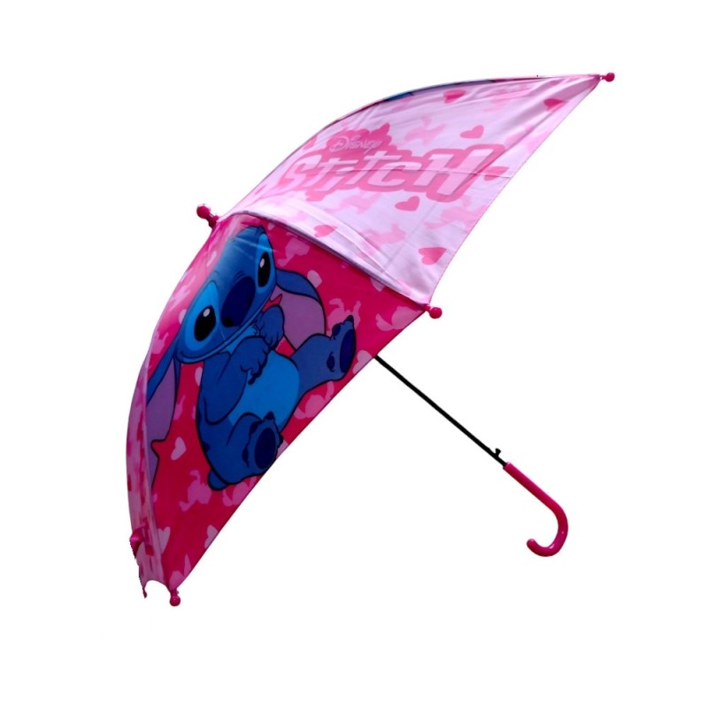 Parapluie Stitch Rose - Vente grossiste.fr