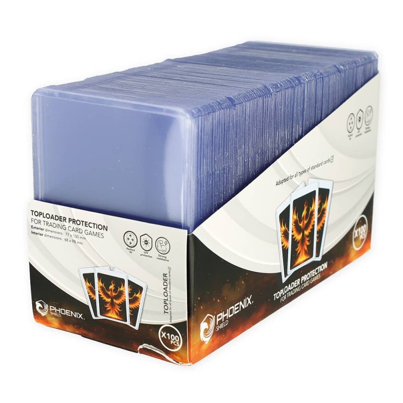 Display Toploader X 100-PHOENIX SHIELD -New discount.com
