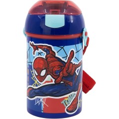Bottiglia automatica Spider-Man Marvel 450 ML, SISTEMA Sistema anti...