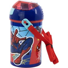 Spider-Man Automatikflasche Marvel 450 ML, SYSTEM Anti-Tropf-System...