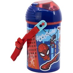 Bottiglia automatica Spider-Man Marvel 450 ML, SISTEMA Sistema anti...