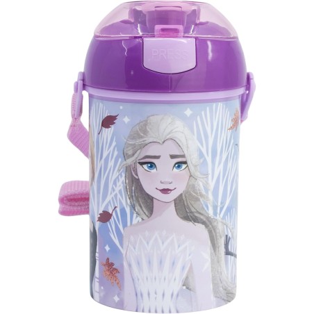 Frozen Disney Automatikflasche 450 ML, SYSTEM Anti-Tropf-System - v...