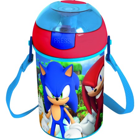 Gourde automatique Sonic Pop Up - Vente grossiste.fr