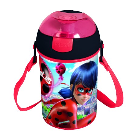 Gourde automatique Miraculous - LadyBug - Vente grossiste.fr