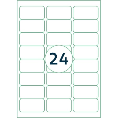 Pack de 10 tableros A4 de 12 etiquetas. - vente-grossiste.fr