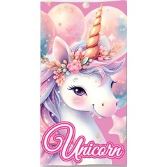 Drap de plage ou drap de bain Licorne - Vente grossiste.fr