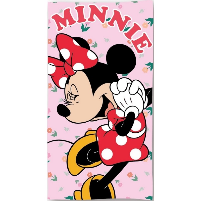 Drap de plage ou drap de bain Minnie Disney - Vente grossiste.fr