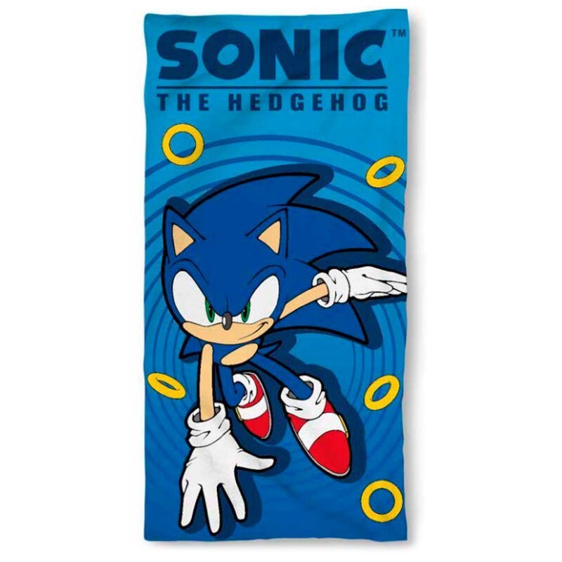Sonic beach towel or bath towel - vente-grossiste.fr