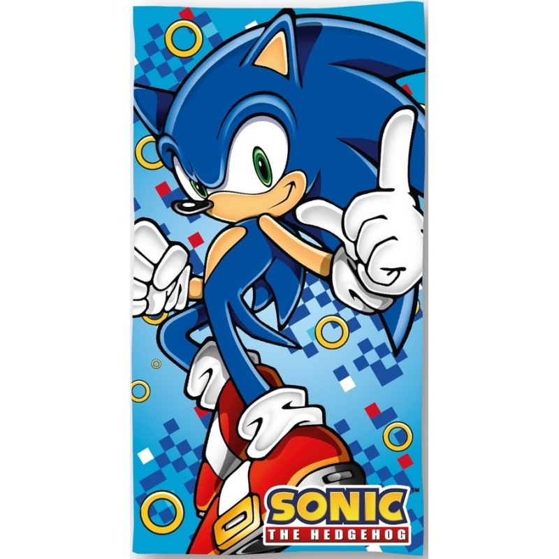 Sonic Strandtuch oder Badetuch - vente-grossiste.fr