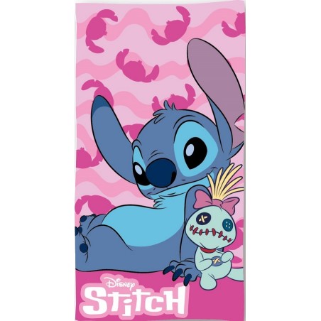 Asciugamano o telo Mare Lilo and Stitch Disney - vente grossiste.fr