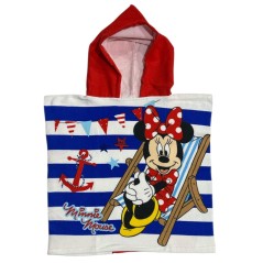 Poncho de bain Minnie Disney à capuche - Vente grossiste.fr