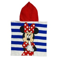 Poncho de bain Minnie Disney à capuche - Vente grossiste.fr