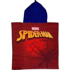 Poncho de bain Spider-Man à capuche - Vente grossiste.fr