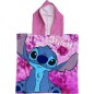 Poncho de bain Stitch Disney à capuche - Vente grossiste.fr
