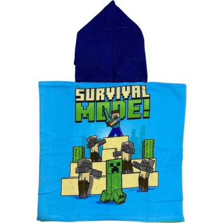 Felpa con cappuccio Minecraft Swim Poncho - vente grossiste.fr