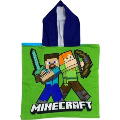 Felpa con cappuccio Minecraft Swim Poncho - vente grossiste.fr