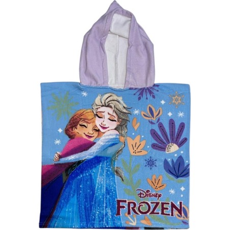 Poncho da bagno con cappuccio Frozen - vente grossiste.fr