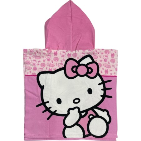 Poncho da bagno con cappuccio Hello Kitty