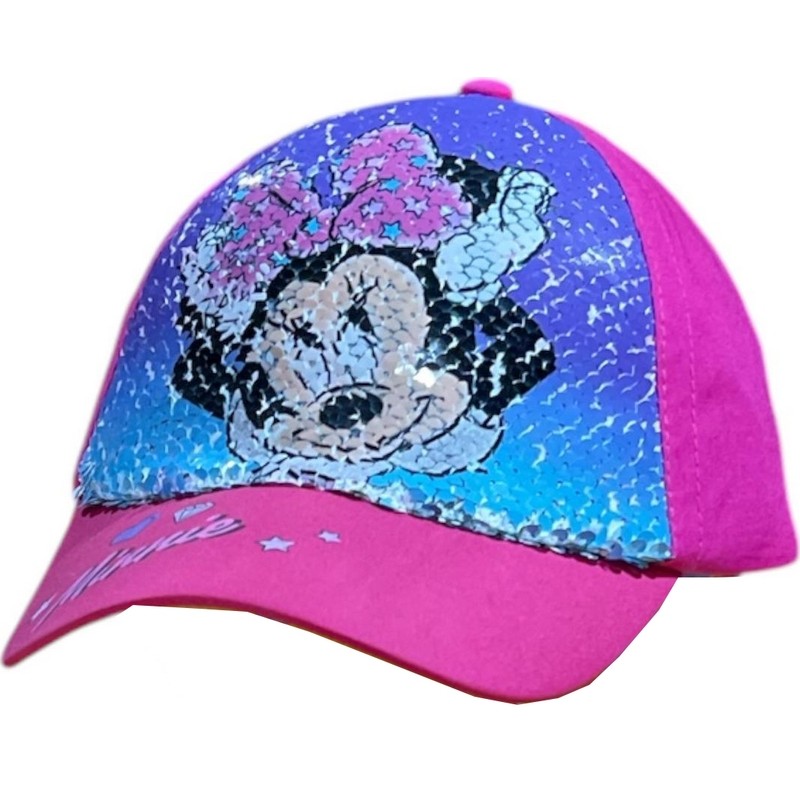 Casquette Sequins à paillettes réversible Minnie Disney - Vente gro...