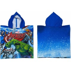 Poncho de bain Avengers à capuche - Vente grossiste.fr