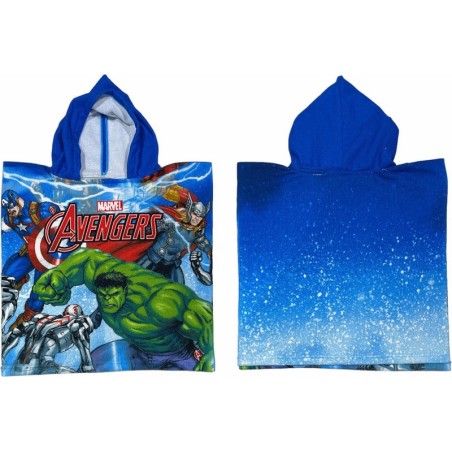 Poncho de bain Avengers à capuche - Vente grossiste.fr